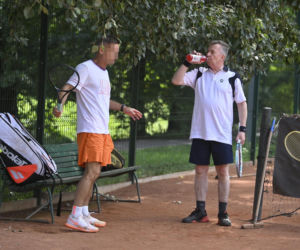 Dariusz Wieczorek zgubił 5 kg na korcie