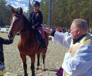 Konna święconka w Szczecinie