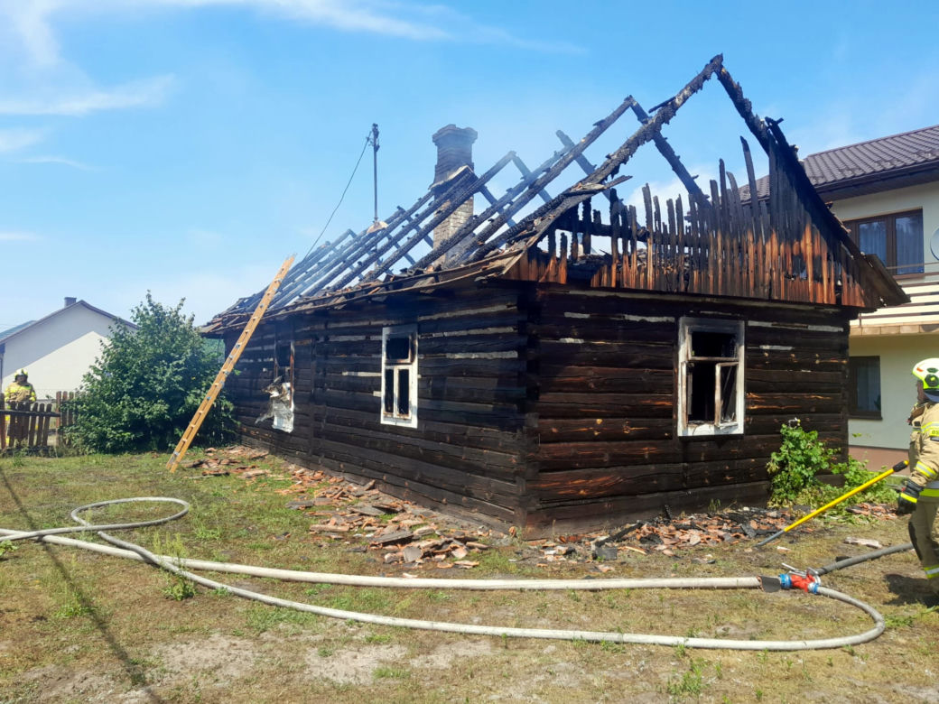Pożar w Nisku