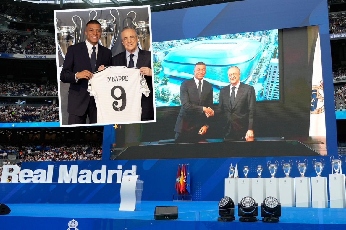 Prezentacja Kyliana Mbappe w Realu Madryt