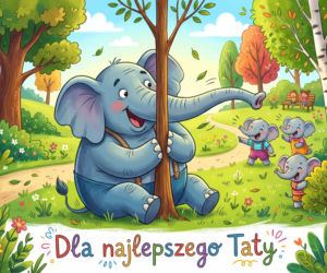 Zabawna kartka na Dzień Taty