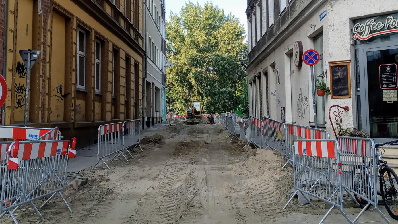 Przebudowa ul. Staromiejskiej - październik 2020