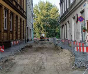 Przebudowa ul. Staromiejskiej - październik 2020