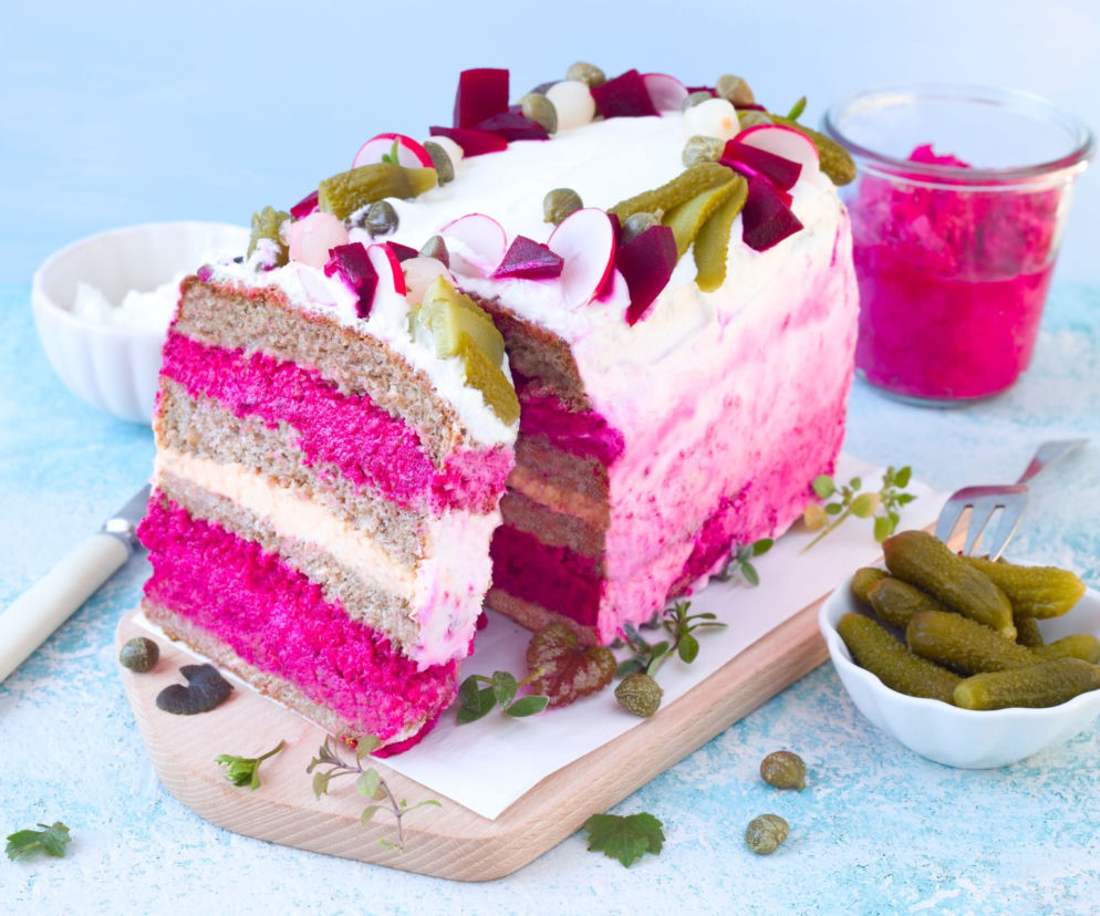 Szwedzki tort kanapkowy