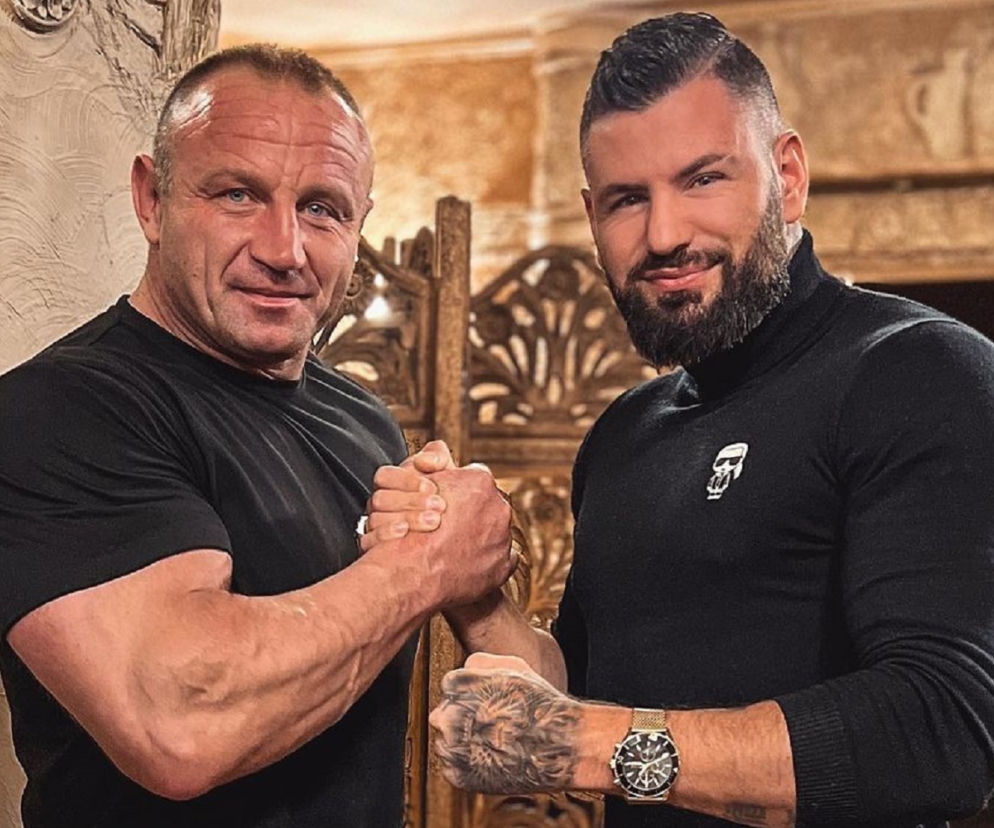 Mariusz Pudzianowski i Wojtek Gola