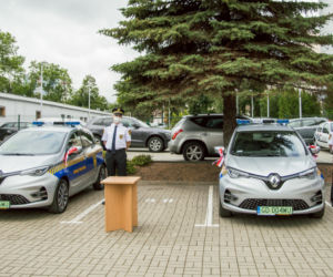Elektryczne radiowozy Renault ZOE dla strażników miejskich w Gdańsku
