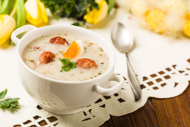 Barszcz biały świąteczny – wersja premium z kremową nutą i głębokim smakiem