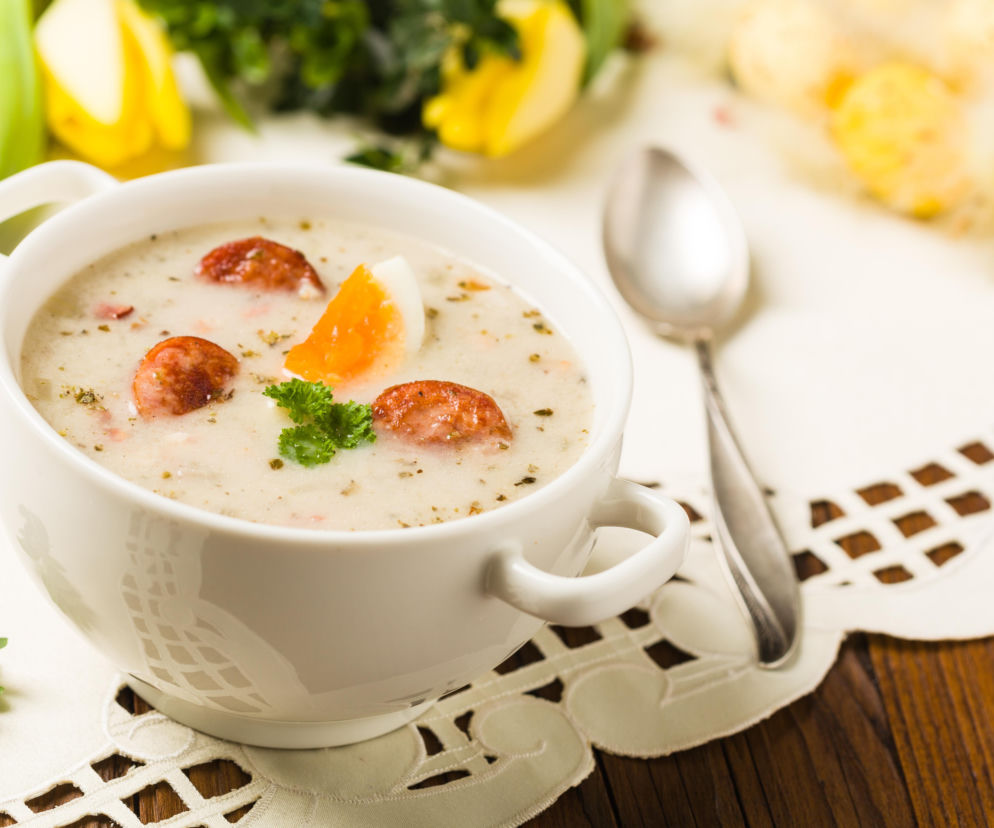 Barszcz biały świąteczny – wersja premium z kremową nutą i głębokim smakiem