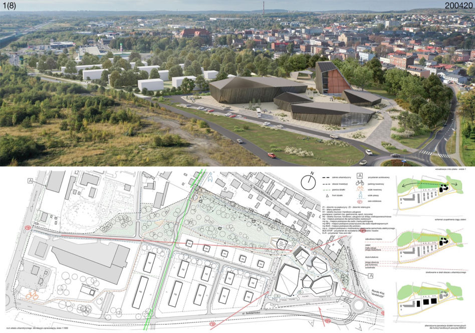 Konkurs na projekt kompleksu sportowego w Piekarach Śląskich: wyniki