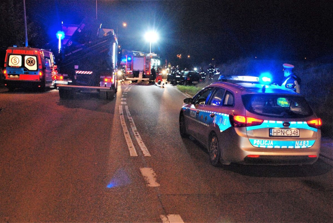 Miał 2,5 promila i spowodował wypadek. Trzy osoby trafiły do szpitala