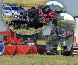 Niewyobrażalna tragedia w Elżbietowie. Zginęły dwie mamusie i ich trzy aniołki. Ludzie nadal jeżdżą tu jak szaleni