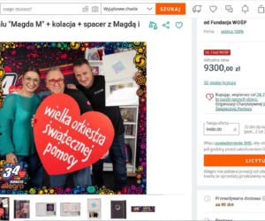 Najciekawsze aukcje gwiazd dla WOŚP. Sprawdź, co można wylicytować