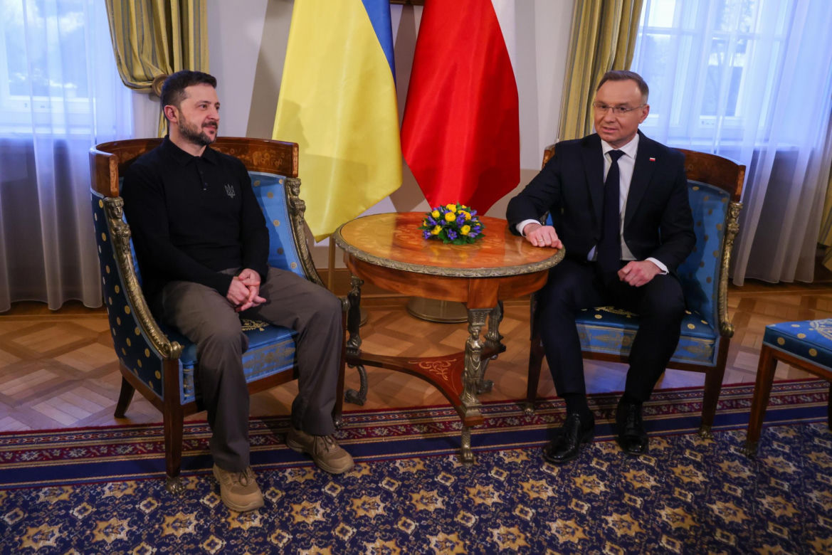 Zełenski w Warszawie