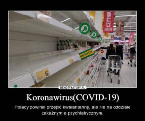 Puste półki w sklepach. MEMY - Polacy szturmują sklepy