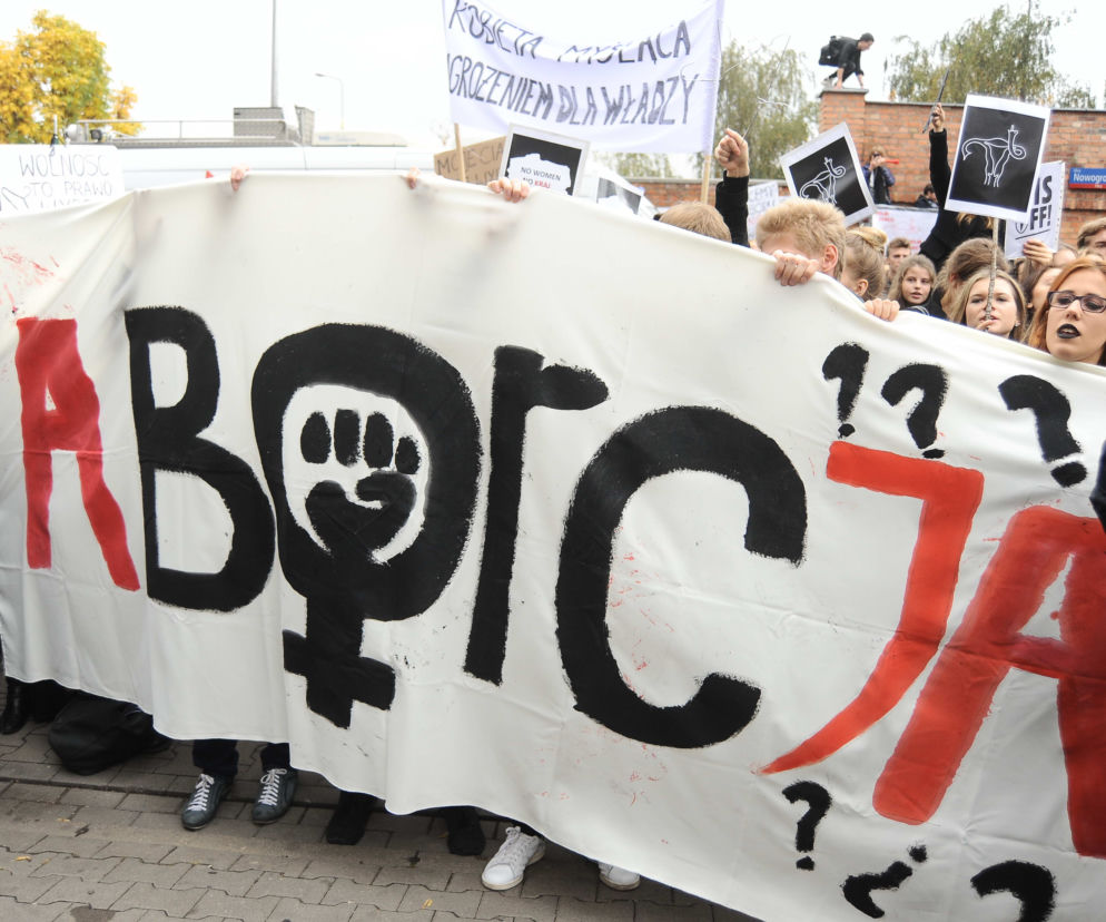 CZARNY PROTEST W WARSZAWIE.