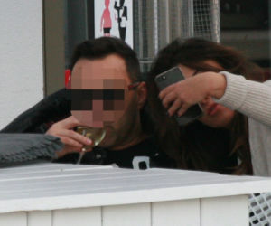 Beata Tadla na randce w Sopocie.