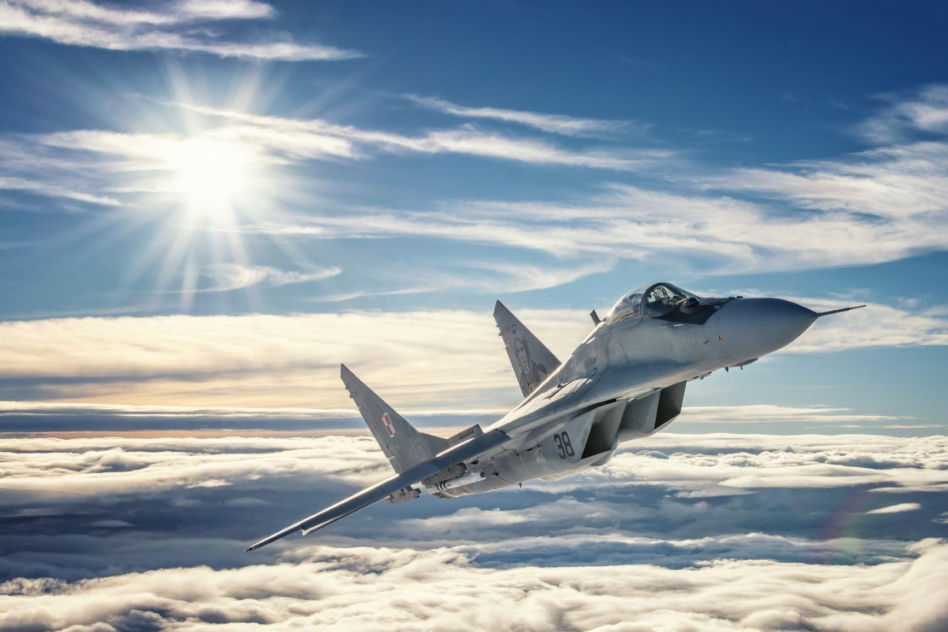 MiG-29 nad Malborkiem