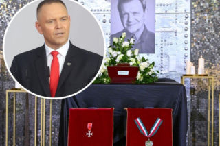 Poruszający gest Karola Nawrockiego na pogrzebie Jana Frycza