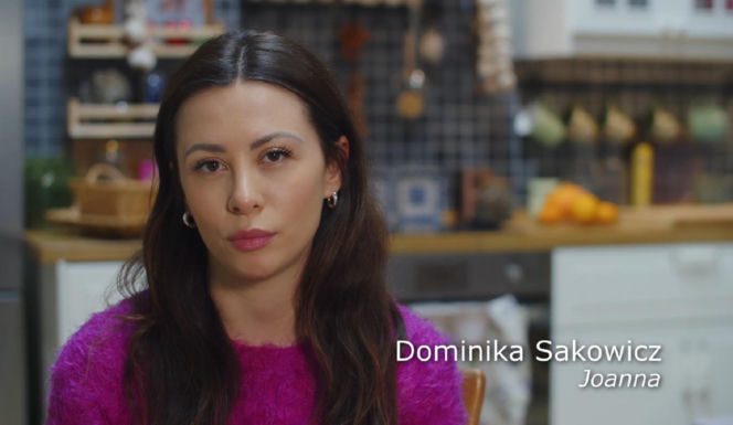 M jak miłość kulisy serialu. Joanna (Dominika Sakowicz)