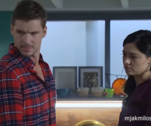 M jak miłość. Iza (Adriana Kalska), Marcin (Mikołaj Roznerski)
