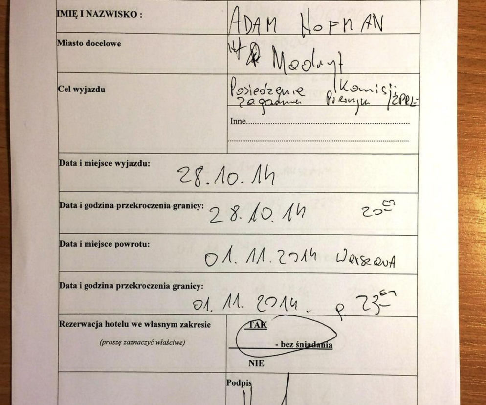 ​Hofman, oto dowód, że jesteś kłamcą.
