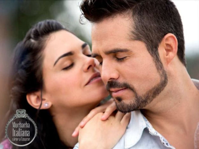 Włoska narzeczona. Fiorella (Livia Brito), Pedro (Jose Ron)