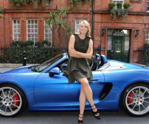 Maria Szarapowa w Porsche Boxster Spyder