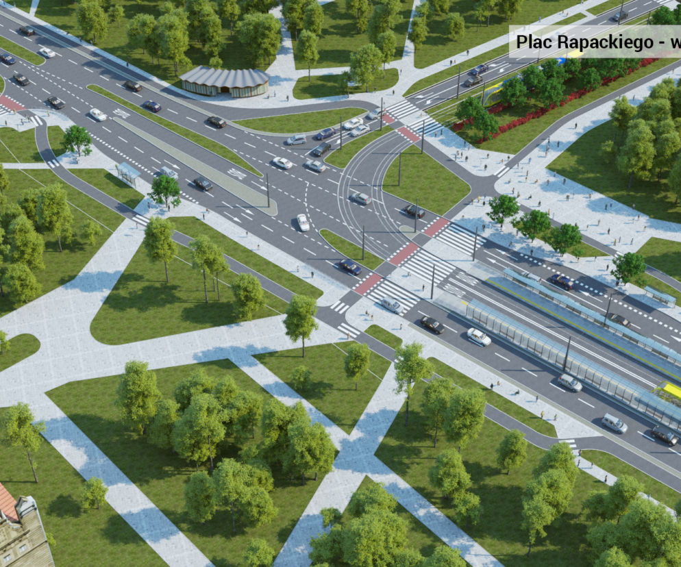 Zmiany w okolicach placu Rapackiego