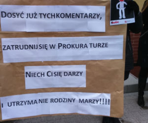 Protest przed prokuraturą w Toruniu - 20 grudnia