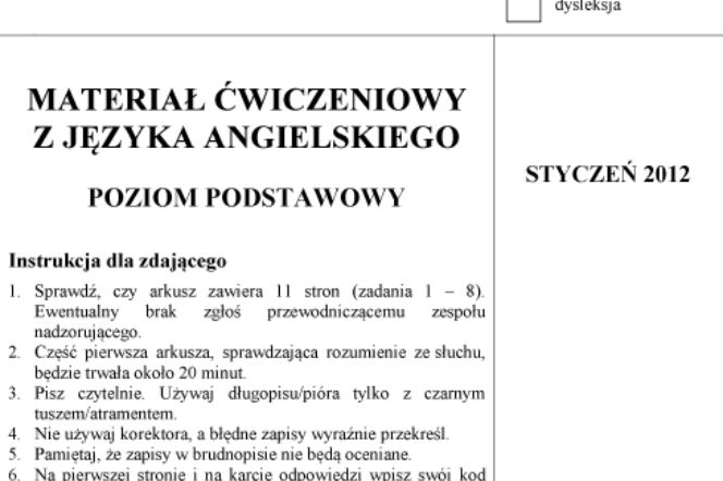Angielski podstawa 1