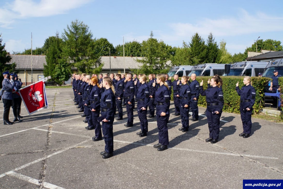 Nowi policjanci na Warmii i Mazurach