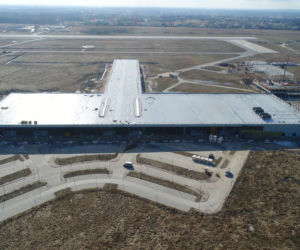 Postępy na budowie lotniska w Radomiu - marzec 2021