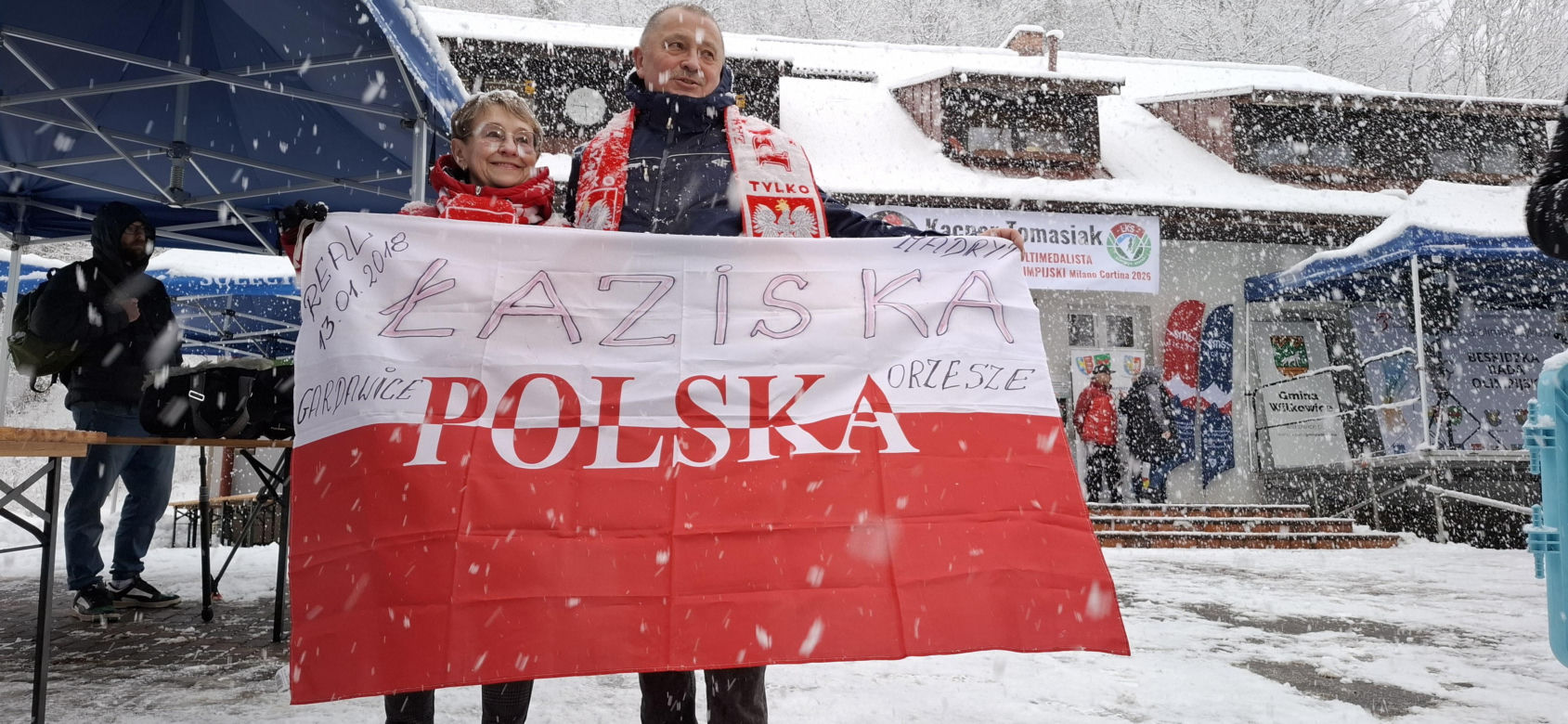 Powitanie Kacpra Tomasiaka w Bystrej 18.02.2026
