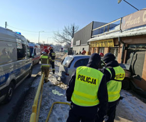 Wypadek na ulicy Radomskiej w Starachowicach