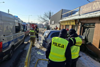 Wypadek na ulicy Radomskiej w Starachowicach