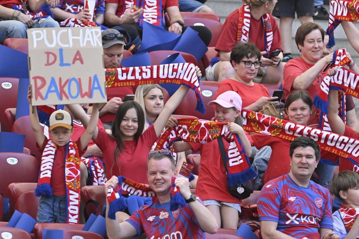 Kibice na finale Pucharu Polski: Górnik - Raków