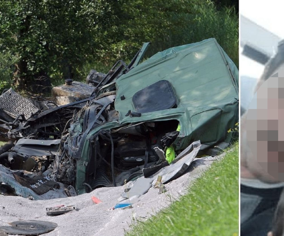 Próbował ratować młodą rodzinę. Sam został zmiażdżony w swojej ciężarówce 