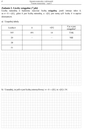 Matura 2012 - informatyka, poziom rozszerzony