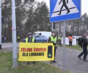 Mają dość korków, chcą buspas. W godzinach szczytu protestowali na pasach
