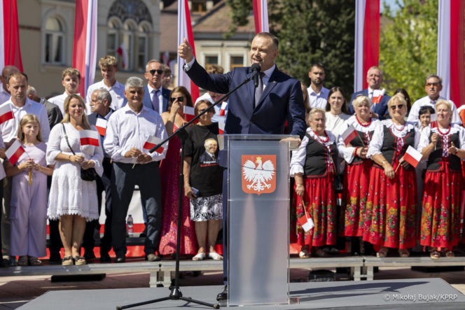 Prezydent RP Karol Nawrocki z wizytą w Skawinie