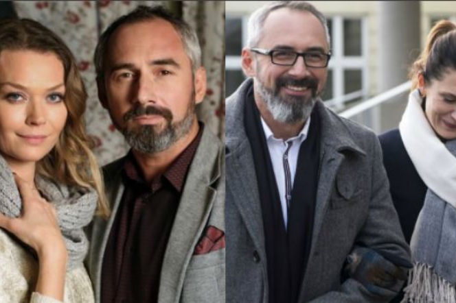 M jak miłość. Anna (Tamara Arciuch), Teresa (Joanna Sydor), Adam Werner (Jacek Kopczyński)