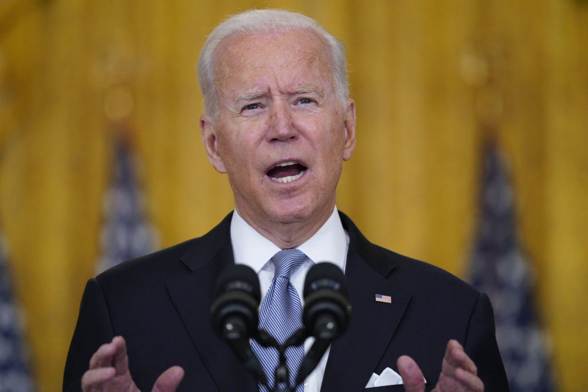 Prezydent USA Biden przedstawia stanowisko w sprawie Afganistanu 