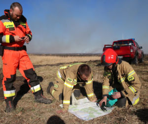 Pożar w Biebrzańskim Parku Narodowym
