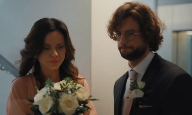 M jak miłość odc. 1924. Kasia (Paulina Lasota), Mariusz (Mateusz Mosiewicz)