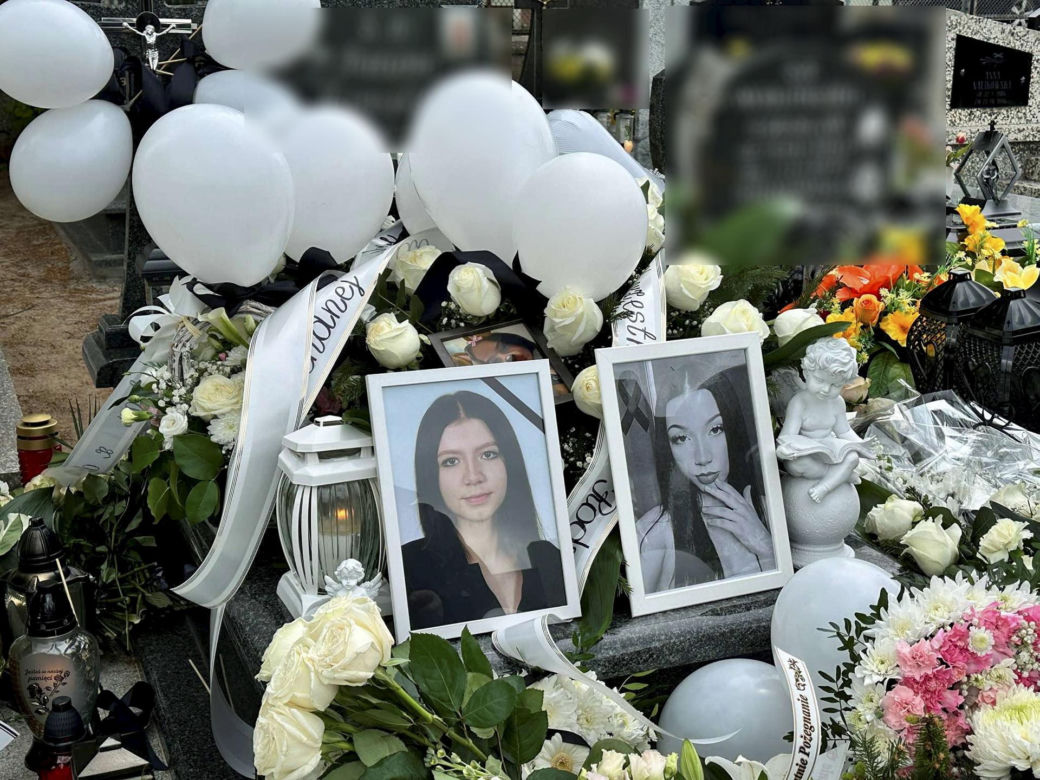 Morderstwo w Mławie. Grób 16-letniej Mai utonął w białych kwiatach
