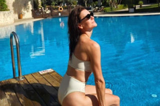 Agnieszka Radwańska na wakacjach