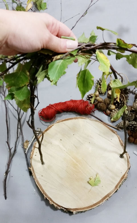 Jesienna dekoracja z dynią