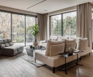 Biel we wnętrzach - projekt Tissu Architecture