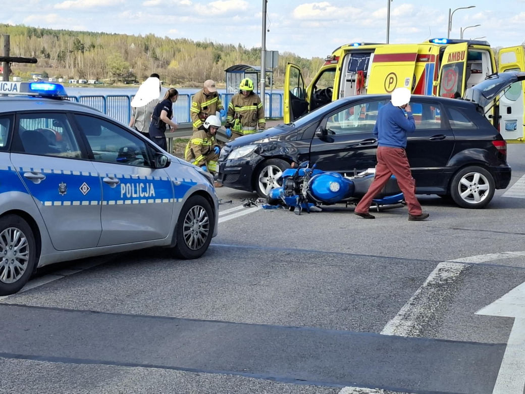 19.04.2026. Wypadek w Krynkach. Lądował LPR