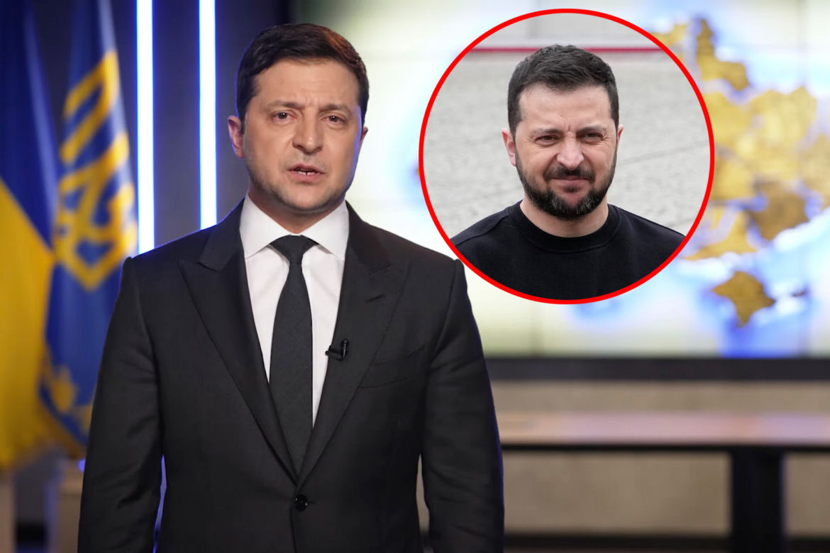 Ta zmieniła się twarz Wołodymyra Zełenskiego od czasu wybuchu wojny na Ukrainie